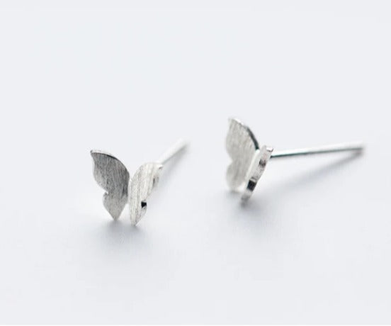 Butterfly studs in Sterling Silver image 1