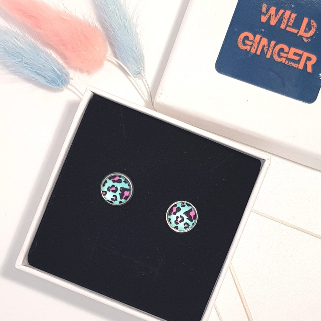 Animal Print Studs - WS image 7