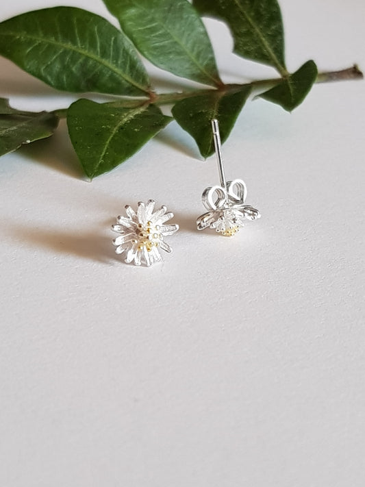 Sterling Silver Daisy Studs image 1