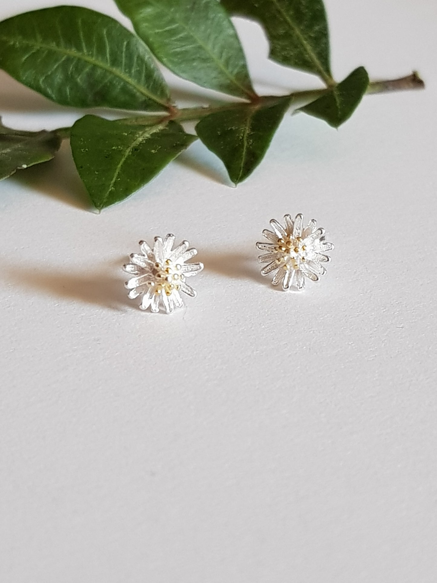 Sterling Silver Daisy Studs image 0