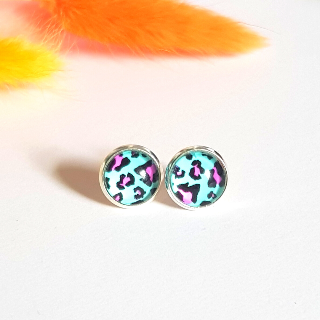 Animal Print Studs - WS image 2