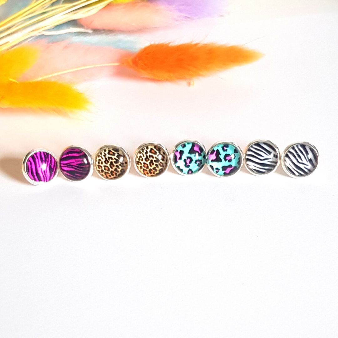 Animal Print Studs - WS image 0