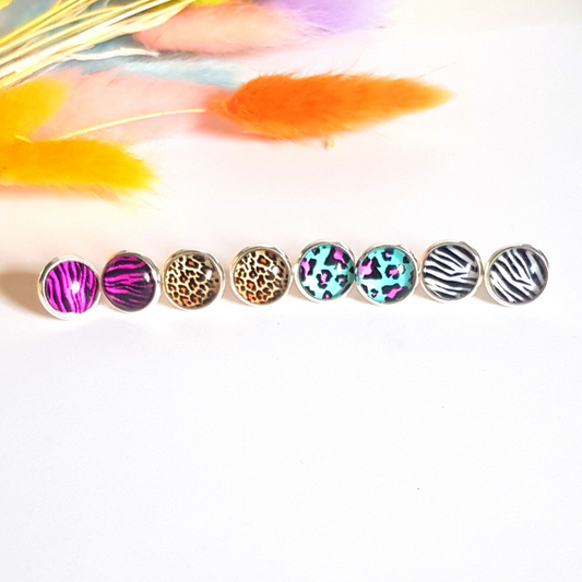 Animal Print Studs - WS image 0