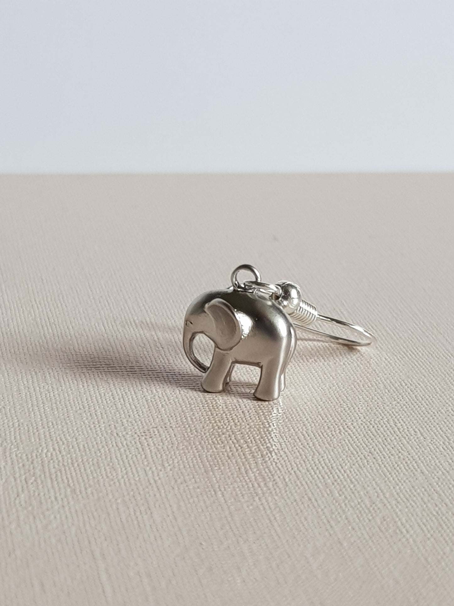 Elephant Earrings - silver or gold image 3