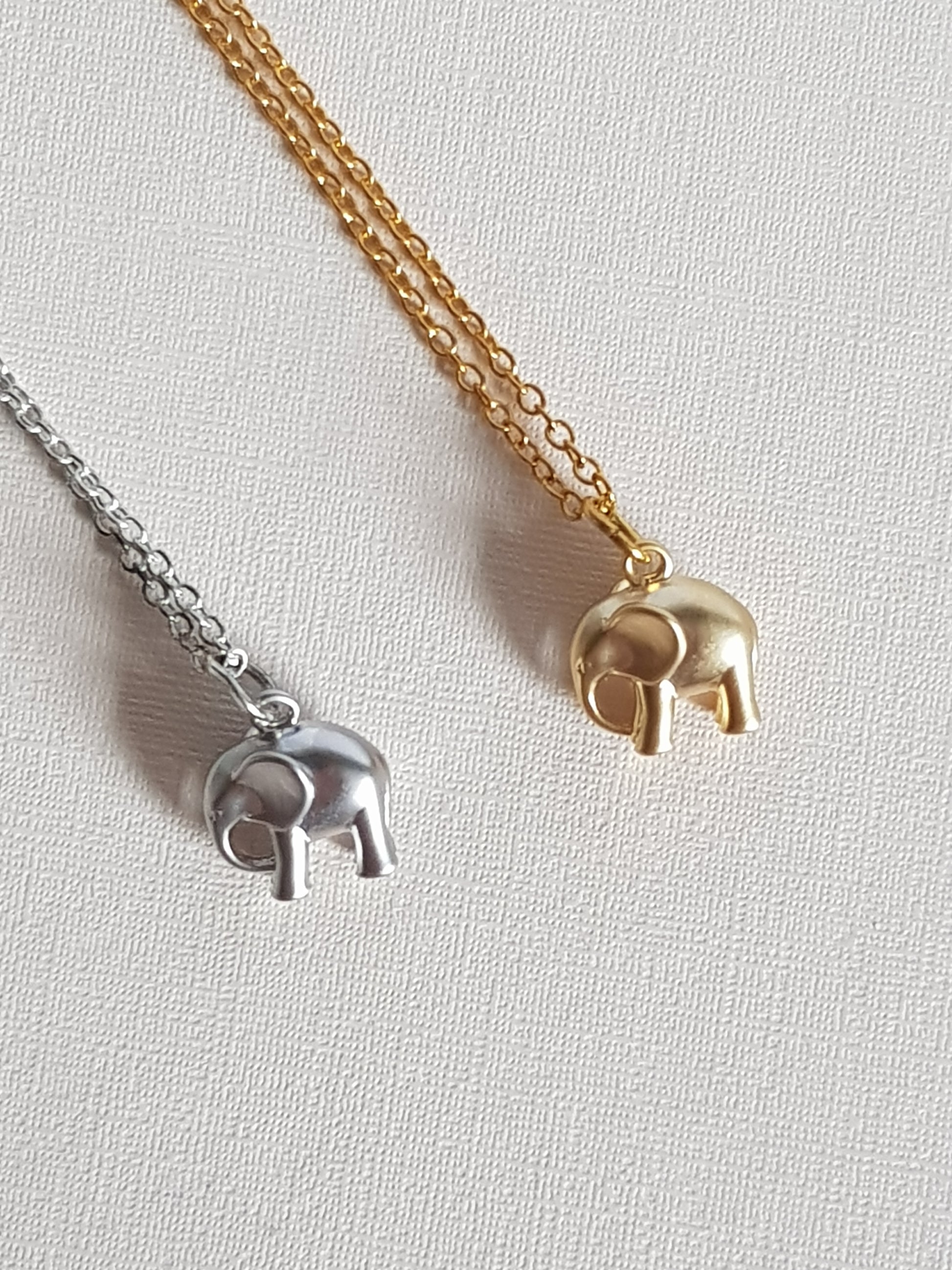 Tiny Elephant Necklace image 2