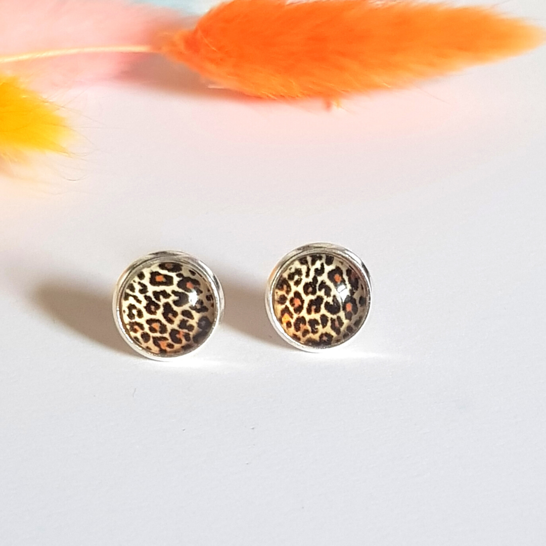 Animal Print Studs - WS image 4