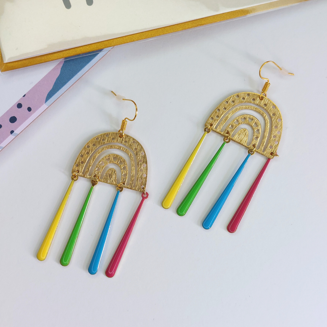 Rainbow Earrings image 0