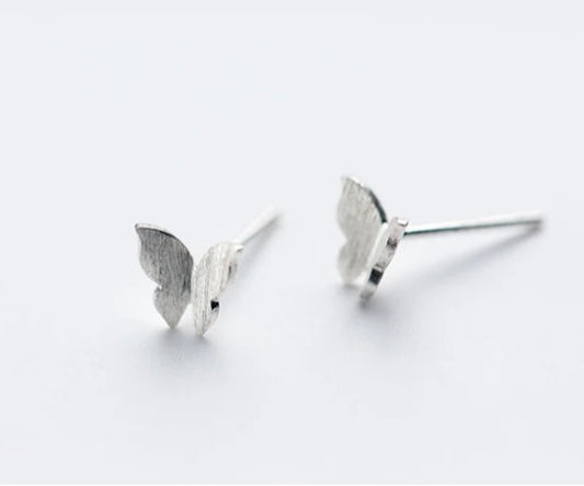 Butterfly studs in Sterling Silver image 1
